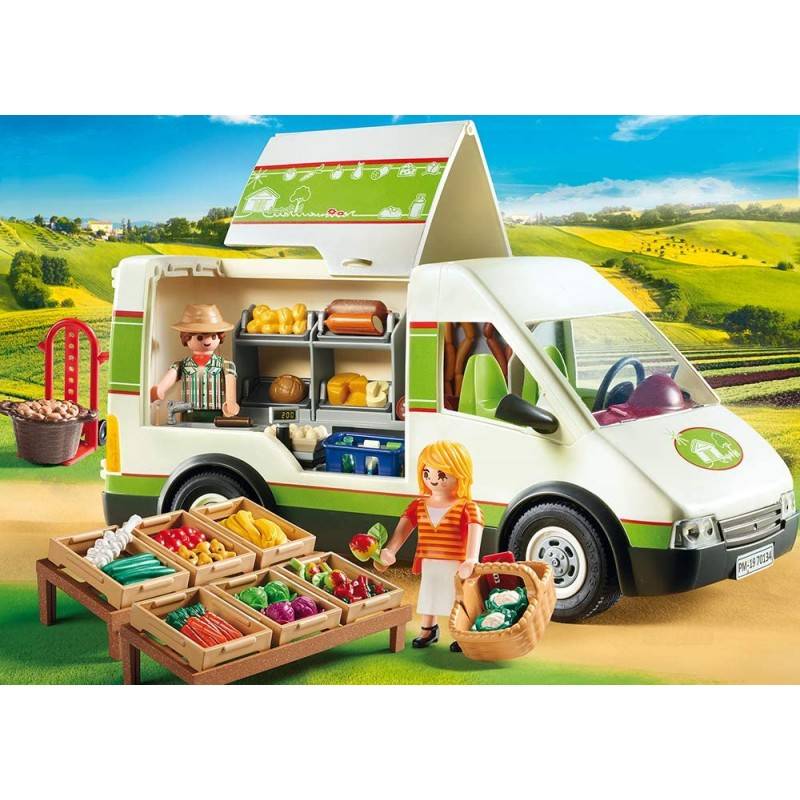 Playmobil 70134 Country Mobile Farm Market Play Set
